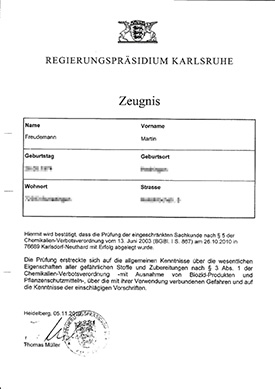 MDI-Zertifikat Martin Freudemann