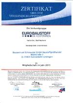 Verbandgruppenzertifikat 2012