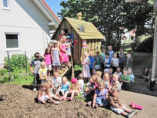 Einweihung der Wichtelvilla